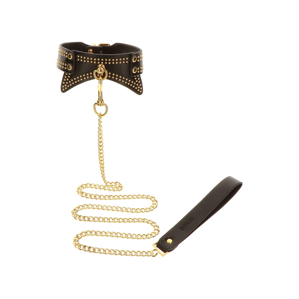 Нашийник зі шлеєю Vogue Studded Collar And Leash Taboom