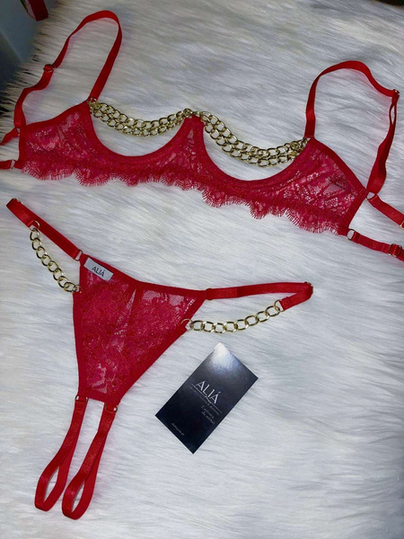 Alia Pikat Set Red Bra D 70-85