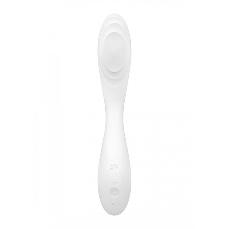 Wibrator z poruszającą się w góce kulką Satisfyer Rrrolling Pleasure White