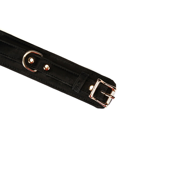 Kajdanki Boudoir Amor Black Ankle Cuffs Liebe Seele