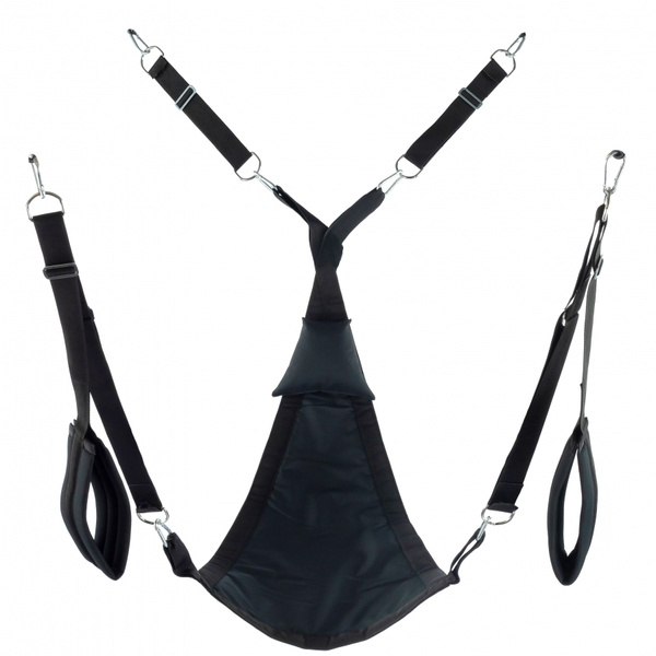 Mr-Sling Triangle Fabric Sling Complete Set Black