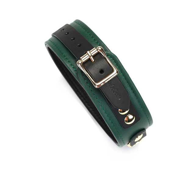 Нашийник з повідцем Mossy Chic Leather Collar with Leash Liebe Seele