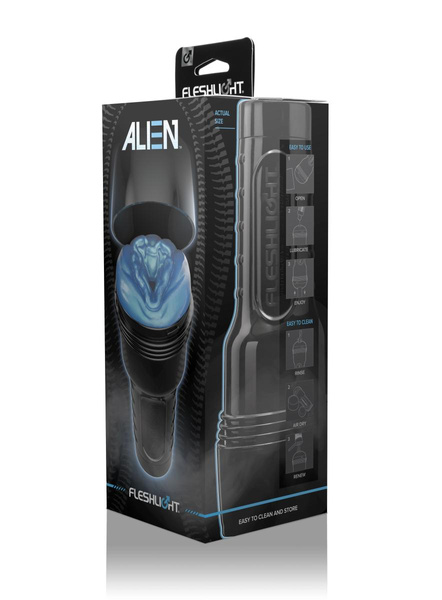 Masturbator Freaks Alien Blue Metallic Fleshlight