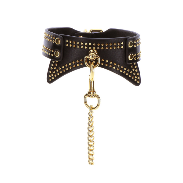 Нашийник зі шлеєю Vogue Studded Collar And Leash Taboom