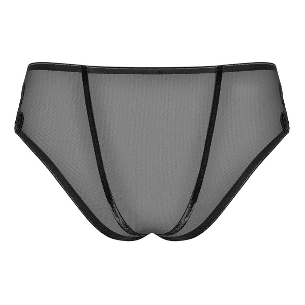 Petitenoir Tulle Petitenoir Set out of plunge underwired bra with embroidery and briefody Ouvert XL