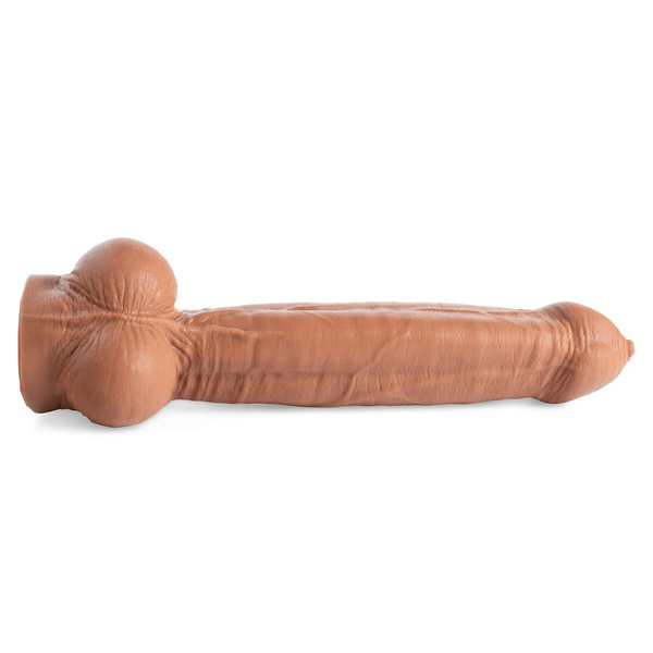 Dildo Lampwick Uncut Soft Tan Vac XXL Mr Hankeys 