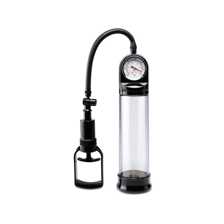 Pump Worx Pompka do Penisa Accu-Meter Power Pump Clear