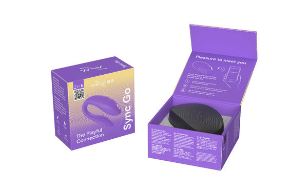 Wibrator dla par Sync Go Light Purple We-Vibe