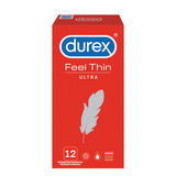 Ultracienkie cieńkie prezerwatywy lateksowe Durex Feel Thin Ultra 12 szt.