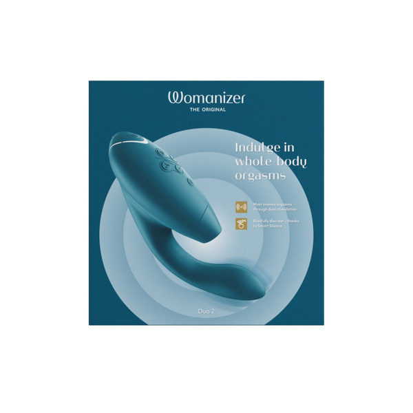 Стимулятор клітора Duo 2 Petrol Womanizer