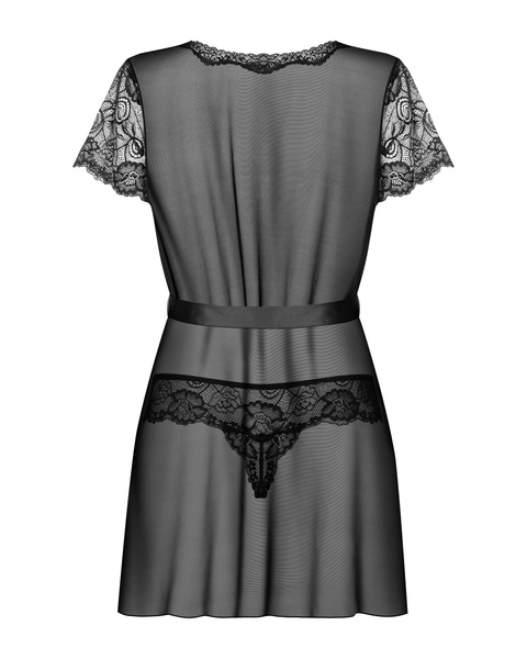 Пеньюар зі стрінгами Alluria S/M Obsessive