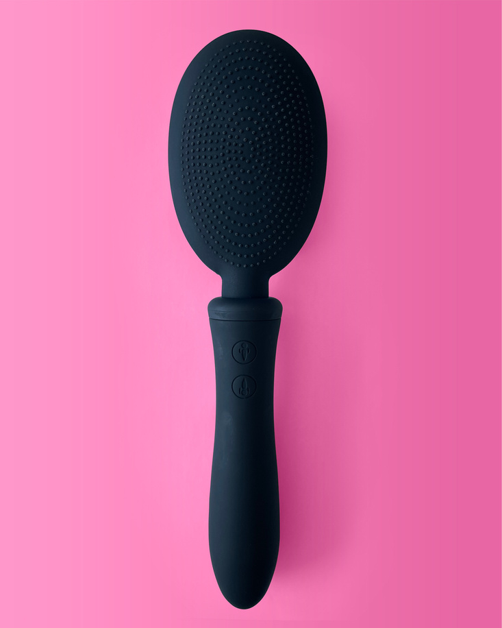 Vibraliss wibrująca szczotka do włosów Vibrating Brush Black