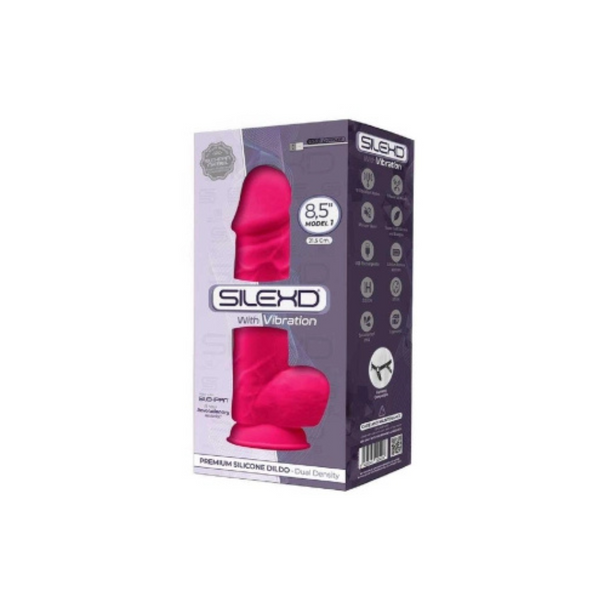 Wibrator Model 1 21,5 Cm Vibration Fucsia Silexd
