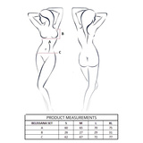 Комплект білизни BELISSANA SET бордовий XL Passion