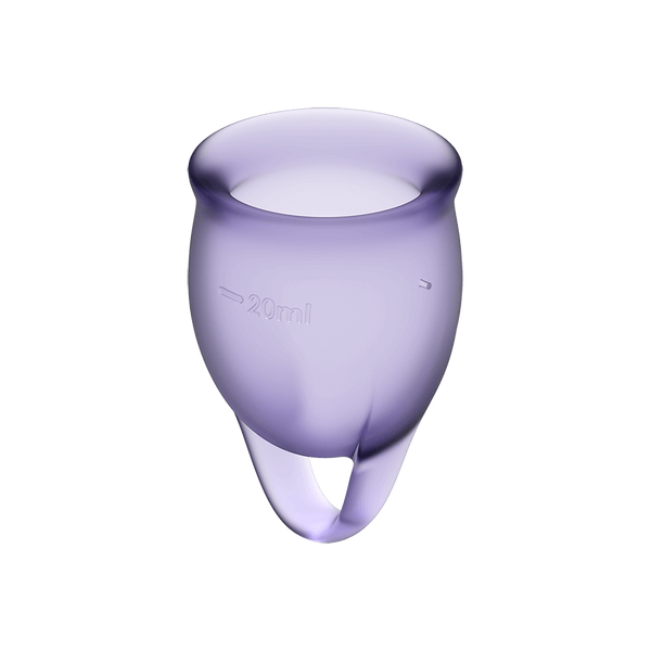Satisfyer Feel Confident Menstrual Cup Set Lila