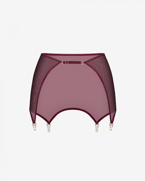 Pas Do Pończoch Gwen Burgundy M/L Promees