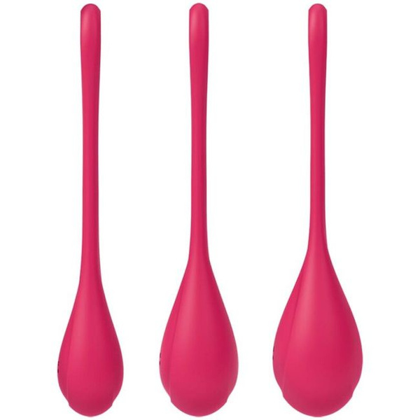 Zestaw treningowy do mięśni kegla Satisfyer Yoni Power 1 Red