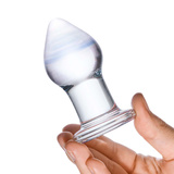 Скляний Корок Анальний Amethyst Rain S Butt Plug Glas