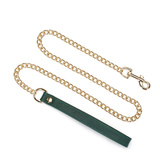 Mossy Chic Leather Collar with Leash Liebe Seele