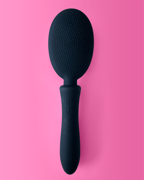 Вібруюча щітка для волосся Vibrating Brush Black Vibraliss