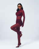 Ambra Jumpsuit Burgundy M/L Promees