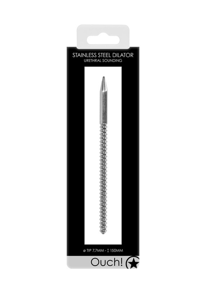 Pożebrowana sonda do cewki Ouch! Urethral Sounding Ribbed Dilator