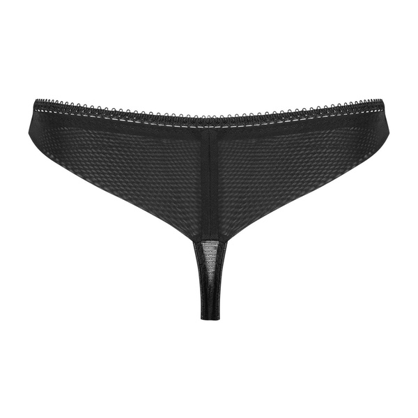 Komplet bielizny Petitenoir Set bra and thong XL Noir Handmade