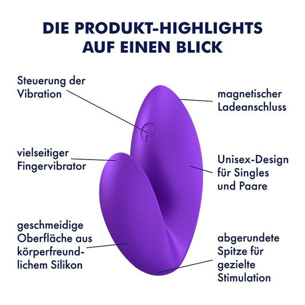 Finger vibrator Love Riot purple Satisfyer
