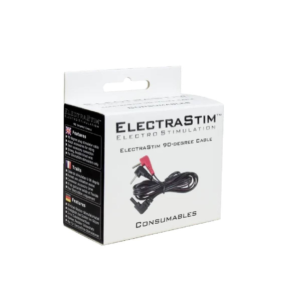 90-Degree Stimulator Cables (2x) ElectraStim
