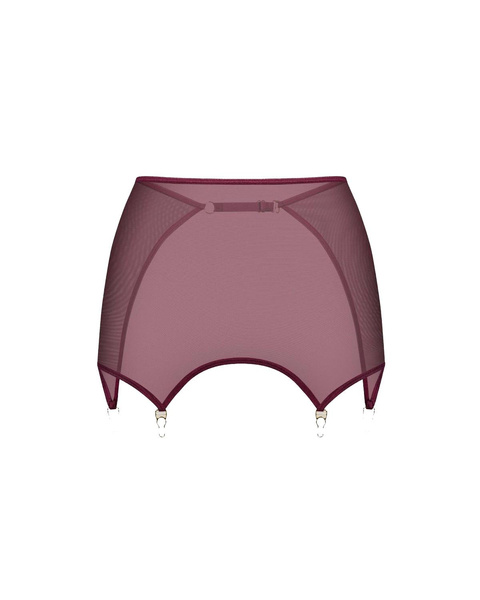 Pas Do Pończoch Gwen Burgundy M/L Promees
