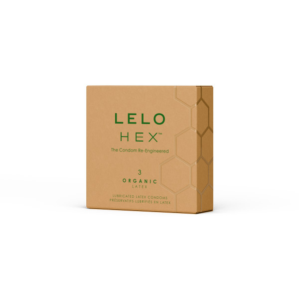 Презервативи органічні HEX Organic Condoms 3 pack LELO