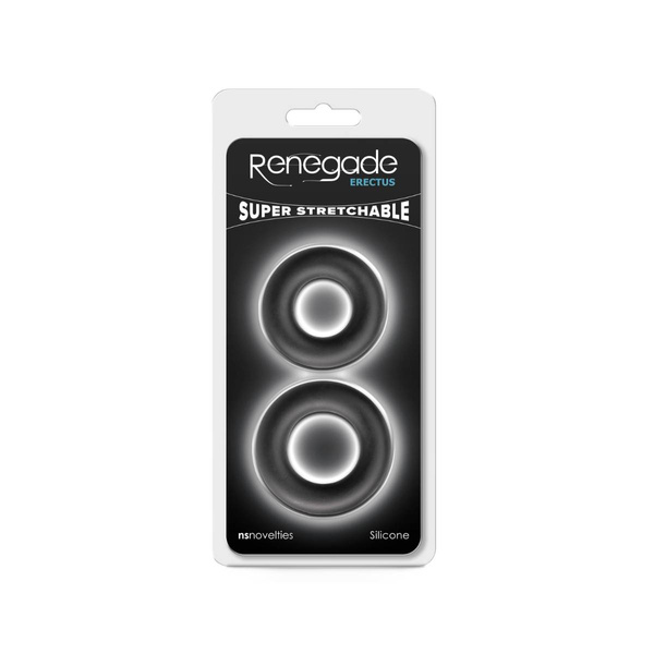 Ерекційне кільце Renegade Erectus Black NS Novelties