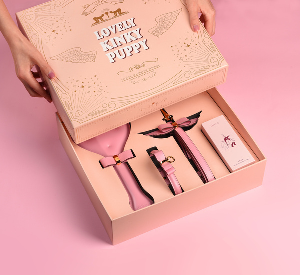 Lovely, Pink BDSM Set Upko Lovely Kinky Puppy Gift Set UPKO