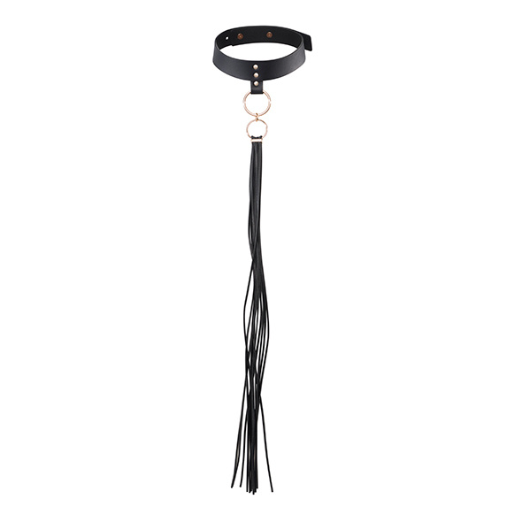 Нашийник З Пухирцем MAZE Tassel Choker Black Bijoux Indiscrets