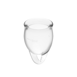 Kubeczki Menstruacyjne Feel Confident Menstrual Cupset Satisfyer