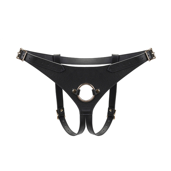 Uprząż Dark Secret Deluxe Leather Strap On Harness Liebe Seele