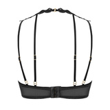 Petitenoir Tulle Petitenoir Set out of plunge underwired bra with embroidery and briefody Ouvert XL