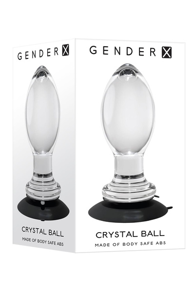 Korek Analny Crystal Ball Clear Gender X