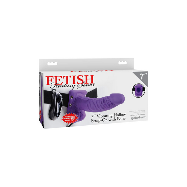 Wibrujący pusty Strap-On Fetish Fantasy Series 7" 