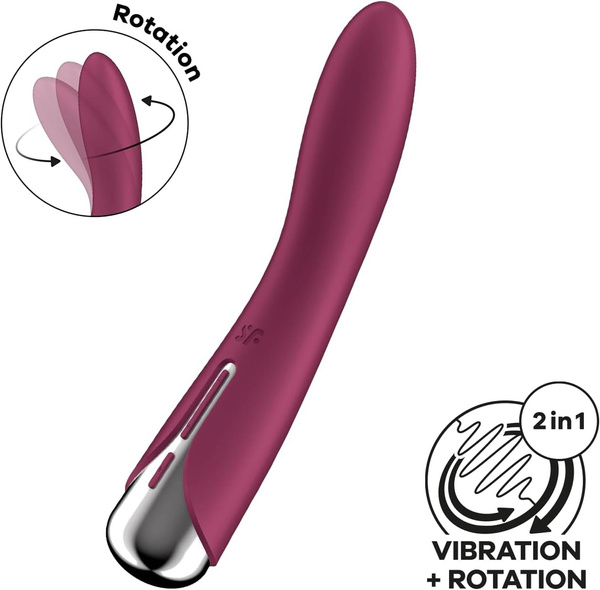 Вібратор для точки G Spinning Vibe 1 Червоний Satisfyer