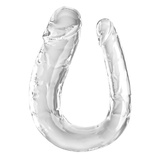 Double dildo 44 cm Clear Large Double Trouble King Cock