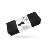 Kajdanki Black Organosilicon Ankle Cuffs Liebe Seele