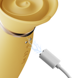 Вібратор Багатофункціональний Rose Thruster Lemon Yellow Zalo