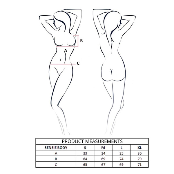 SENSIE BODY бордовий L/XL Passion