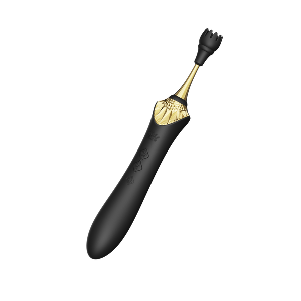 Багатофункціональний Вібратор Bess 2 Obsidian Black Zalo