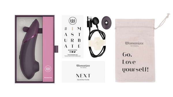 Stymulator łechtaczki Womanizer Next Dark Purple