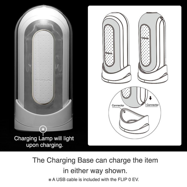 Masturbator Flip Zero Electronic Vibration White Tenga