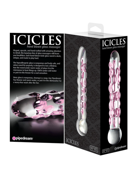 Icicles No. 7 szklane dildo