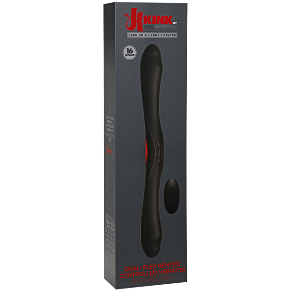 Kink Dual-Flex Silicone Vibrator with Wireless Remote