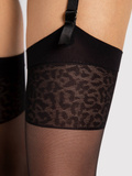 Antera Stockings 20 Den Black L / 4 Fiore